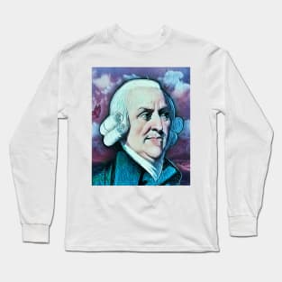 Adam Smith Portrait | Adam Smith Artwork 6 Long Sleeve T-Shirt